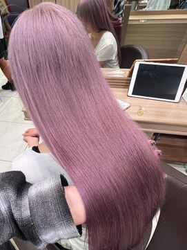 アッシュ 笹塚店(Ash) ピンクカラー/ライトピンク/ペールピンク/ハイトーンカラー