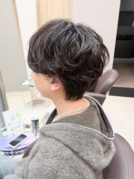 シュク 高円寺(SYUK) ダウンパーマ/メンズパーマ/外ハネ/刈り上げない【SYUK】kanna