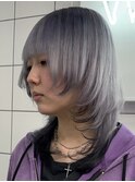 ポイントブラック[新宿駅/オリーブグレー/クラゲヘアー]