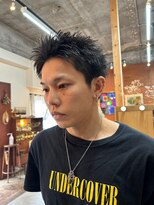 エディ(Edy)&nbsp;スパイキーショートメンズ刈り上げボックスショート眉毛カット