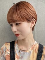 ボコカ(bococa) 大人女性オレンジカラーコンパクトショート