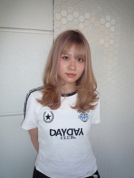 ヌル ヘア デザイン(nullus hair desigh) 【nullus ai】ハイトーンカラー × ミディアムレイヤー