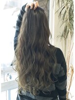 ディシェーレアスト(die-Schere Ast)&nbsp;【die Schere Ast　上大岡】　ロングローレイヤー×グレージュ