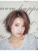 大人カジュアルショートボブ☆ふわくしゅ前下がり【浦和】