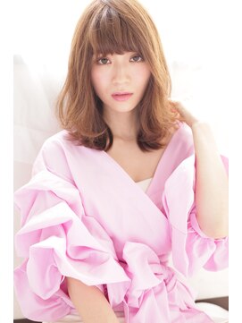 オウル(Owll) 丸いフォルム　モテ髪カール[mignon]ハニーヘア