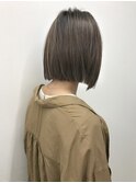 【cuzKLUB】切りっぱなしボブ×ハイライト
