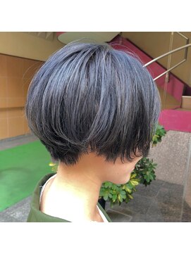 アナログ(ANALOGUE) 【ANALOGUE】小顔ダークブルージュ柔らかひし形ショート