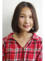 クート(ku-to+)&nbsp;『クートアッシュ小顔前下がり切りっぱなしボブ☆