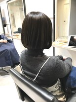 シェリル ヘアーアンドビューティー(cherir HAIR&BEAUTY) ナチュラルボブ×ダークアッシュ