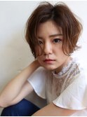 <aivee>小顔に見える前下がりショートボブ