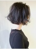 ハイライトグラデーション×アッシュグレー