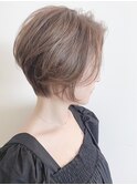 春夏大人かわいい小顔耳かけショートボブ30代40代50代