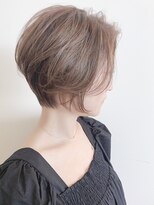 ラ ブレス なんばスカイオ(LaBless)&nbsp;春夏大人かわいい小顔耳かけショートボブ30代40代50代