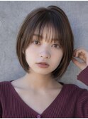 前髪あり小顔大人ボブ20代30代40代【AIN.表参道】川原大地