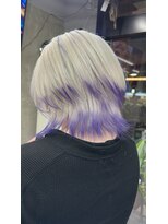 セレーネヘアー(Selene hair) White × lavender