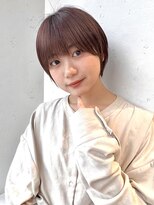 ハピネス クローバー 学園前店(Happiness CLOVER)&nbsp;丸みショート/前髪/顔周りカット/濱崎優/白髪ぼかし