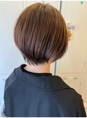 ガーリーショート/チョコレートブラウン/シルキーベージュ