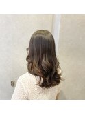 【人気カラー】ブリーチなしアッシュブラウン