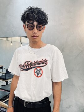 ベーシス(Basis) メンズ パーマ ハイライト