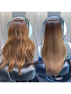 カラン(Calin) 【縮毛矯正】髪質改善艶髪ストレートエステ 大人の艶髪