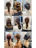 ヘアセット/ヘアアレンジ/お呼ばれヘア/結婚式ヘア