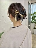 kana 結婚式 ヘアセット アレンジ