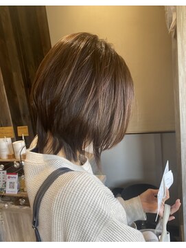 ペアツリー(Pear tree) オリーブブラウン×ネオウルフ