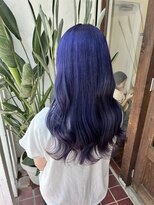 アン(Hair make un)&nbsp;【ダブルカラー】ラベンダーブルー♪