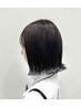 ≪西澤担当☆高保湿髪質改善カラー≫切りっぱなしボブ＋髪質改善カラー￥6600