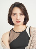 ★ぱっつんボブ/顔まわり/菱形ボブ/ココアベージュ[新宿]