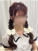 編みおろしツイン