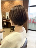 【西尾ショート】骨格補正!立体感ショート☆