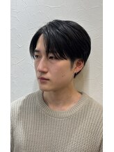 ブロウ(BLOW) センターパートマッシュ