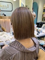 ロンドプランタン 恵比寿(Lond Printemps)&nbsp;大人かわいいグレージュストレートボブ