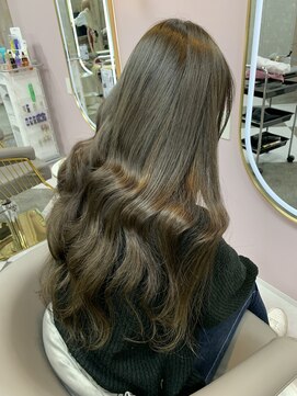 ガルボ ヘアー(garbo hair) プルエクステ 10代 20代 30代 オリーブベージュ エクステ