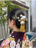 ヘアセット/ヘアアレンジ/成人式/和装/結婚式/2次会/浴衣
