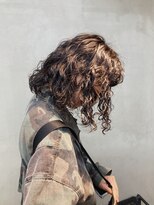 トオ(TOH)&nbsp;ハードパーマくるくるボブパーマプードルパーマ癖毛風パーマ