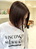 大人可愛い30代40代50代ボブ/ショートカット/レイヤーカット天神