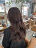 うる艶カラー＋カット＋ケアトリートメント＋お持ち帰り1カ月分Tr付き￥9900