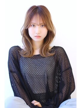 オーロ(ORO) こなれくびレイヤーネビージュセミディ♪