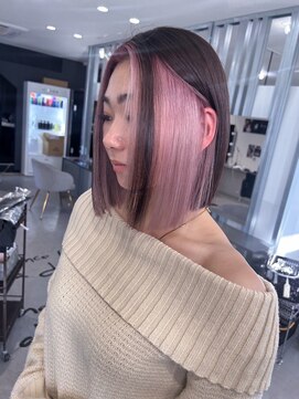 キング 枚方店(K!ng) 縮毛矯正髪質改善ハイライトレイヤーカット枚方美容室エクステ