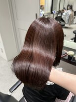 ソヨン 金山店(SOYON)&nbsp;ピンクブラウン/透明感カラー/ブリーチなし/美髪