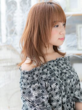 モッズヘア 越谷(mod's hair) 斜めバング外ハネカールミディアムレイヤーh4越谷20代30代40代