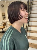 ニュアンスカラー+ミニボブ/森/Nary六角/京都美容室