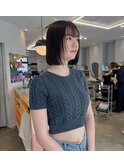 髪質改善ストレートBOB