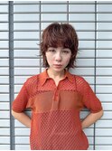 簡単時短にお洒落ヘアレイヤーボブ