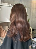 乾かすだけでキマる髪/ツヤ髪ナチュラルブラウンカラー