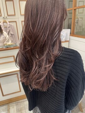 ヒルネ(hirune) レイヤーピンクブラウン