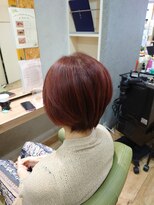 ブロッサム 東中野店&nbsp;透明感ミルクティーベージュショートボブ◎透明感カラー