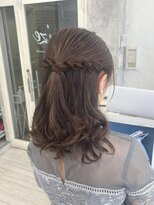 プライズ 表参道原宿店(prize)&nbsp;ハーフアップアレンジ